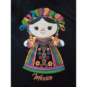 Colorful Mexico Tshirt Xtra Large 100% Cotton